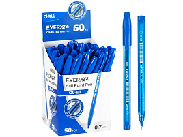 Ручка Deli EQ9-BL корп.синий d=0.7мм чернила син.