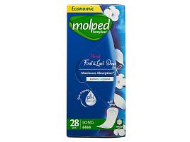 Прокладки Molped удлиненные 28шт.первые/последние дни
