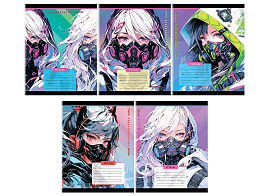 Тетрадь 18л. клетка MESHU MS_61763 "МК_Anime"