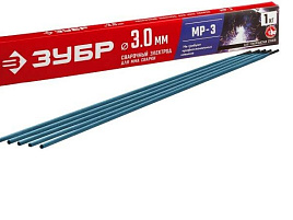 Электроды Зубр МР-3 3мм 1кг 40011/3392