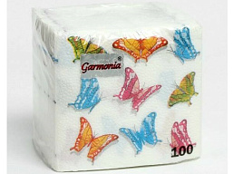 Салфетки 100л. Гармония цвета Бабочки