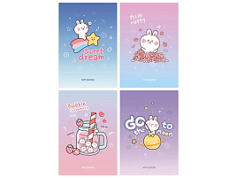 Блокнот 40л. Meshu MS_54399 "The cat's journey", А6, матовая ламинация, выборочный УФ-лак