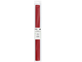 Цветная бумага крепированная ТРИ СОВЫ CR_43965 бордо, 50*250см, 32г/м2, в рулоне, пакет с европодвесом