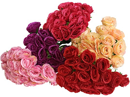 Цветок букет Роза №85 40см