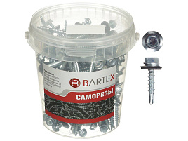 Саморез кровельный 4,8*29 цинк 200шт в банке Bartex 0107