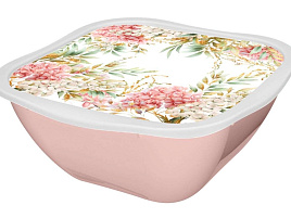 Миска пластик 1,8л 435234705/4105 розовый с/кр