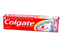 Зубная паста Детская Колгейт 50мл Доктор заяц клубника(детская)(С/Р)5374