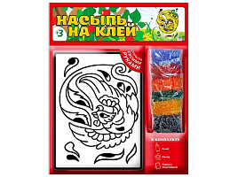 Аппликация Насыпь на клей 1116К  Жар птица