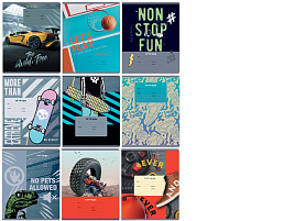 Тетрадь 24л. клетка  Т5ск24 11736 "Mix-12. Мальчики"