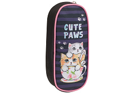 Пенал мягкий ArtSpace Sch_57572 "Cute Paws", 210*80*45 полиэстер