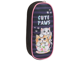 Пенал мягкий ArtSpace Sch_57572 "Cute Paws", 210*80*45 полиэстер