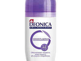 Дезодорант Deonica женский 50мл.Нежность шелка антиперспирант ролик