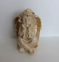 Статуэтка ИА-122В Ангел сидя средний сл.кость