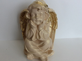 Статуэтка ИА-122В Ангел сидя средний сл.кость