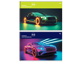 Альбом для рисования 32л. на спирали BG АР4гр32 08634 "Неоновый стиль"