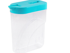 Банка для сыпучих пластик 1л 252