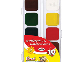 Краски 10цв. Гамма 212072 Юный Художник п/к б/к