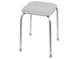 Табурет ТК03/СС "Классика 3" светло-серый квадратное 1892