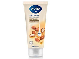 Бальзам для волос AURA 250мл.Питание и восстанов.туба 6613