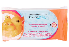 Влажные салфетки Детские 24шт Bonne Brise М