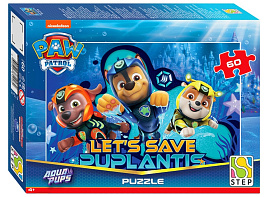 Пазл 60эл. Щенячий патруль. Аква 81248
