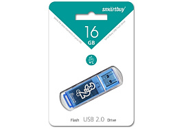 Флеш-драйв Smart Buy 16Gb SB16GBGS-B Glossi series Blue голубой 1220