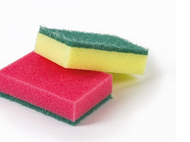 Губка для посуды Лайма комплект 10шт.макси 27*96*64 мм 601552