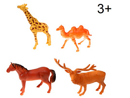 Набор животных Q802-2 Дикие животные 4шт