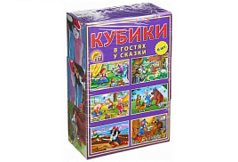 Кубики 6шт К06-9741 В гостях у сказки