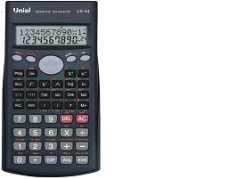 Калькулятор Uniel инженерный US-54, ПРОГРАММИРУЕМЫЙ, 10+2 разряда, 279 функций, двухстрочный дисплей, 162*84*18 мм