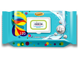 Влажные салфетки  Ан. Вестар М 120шт. клапан