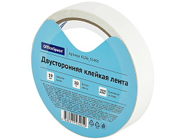 Скотч 19*10 2-х сторонний OfficeSpace KLDb_55405 бумажная основа