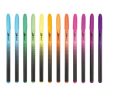 Набор гел. ручек 12цв. ArtSpace GP12_96897 "Abstraction" 1,0мм, неоновые, ПВХ чехол