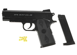 Пистолет металл 1B00263 съемный магазин