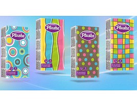 Платочки бумажные Plushe Classic 2сл.10шт.Орнаменты 2524