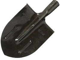 Лопата штыковая без черенка Рельс-Сталь Графит МЛШЗ 245985