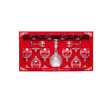 Набор подарочный 411/500/134/07/01/6000 Флёр 12пр+графин