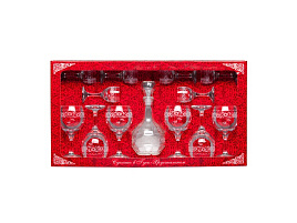 Набор подарочный 411/500/134/07/01/6000 Флёр 12пр+графин