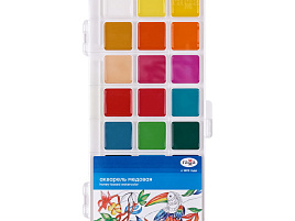 Краски 24цв. Гамма 1009198 Классическая медовая, без кисти, пластик. упак., европодвес