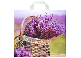 Пакет петля с пласт.ручкой 38*34 Корзинка нежности