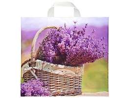 Пакет петля с пласт.ручкой 38*34 Корзинка нежности