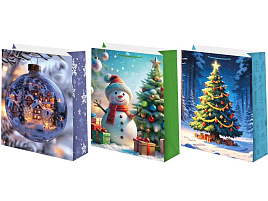 НГ Упаковочная сумочка 18*23 Новый год микс ч54981