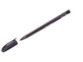 Ручка Berlingo 07107 "Triangle 100T" черная, 0,7мм, трехгран., игольчатый стержень