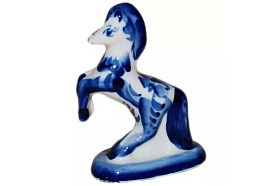 СГ Сувенир Гжель Лошадка 6055 10см