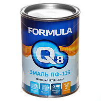 Эмаль ПФ-115 белая 0,9кг Formula Q8