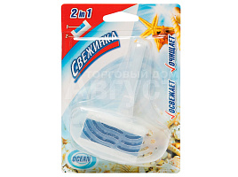 Блок для унитаза Свежинка 2в1 гель Океан