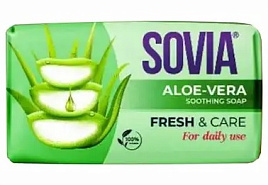 Мыло Sovia 140гр Алоэ