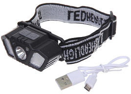 Фонарь налобный от аккумулятора 7LED 855-349