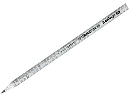 Карандаш ч/гр Berlingo BP01321 "Paper Pencil" HB, из переработанной бумаги, круглый, заточен