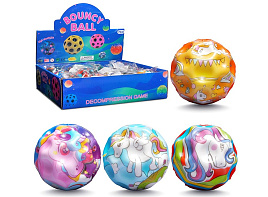 Мяч прыгун 00-7970 Яркий весельчак 7см